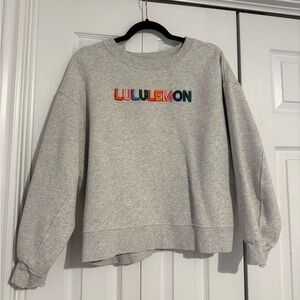 Lululemon Perfectly Oversized Fleece Crew *Graphic